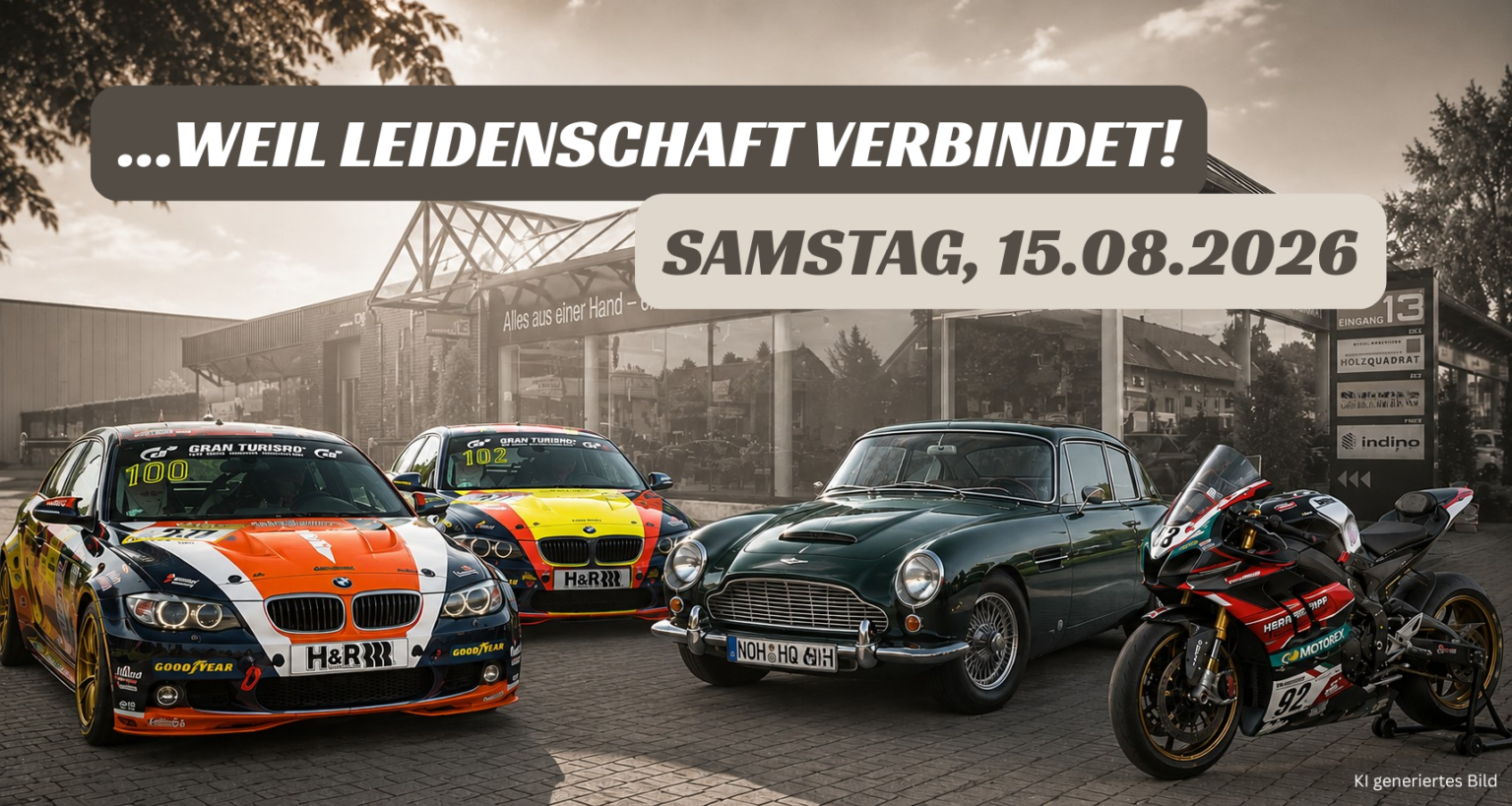 Tag der offenen Tür 2026 bei Holzquadrat in Nordhorn – Ausstellung mit Handwerk, Oldtimern und Rennsport erleben